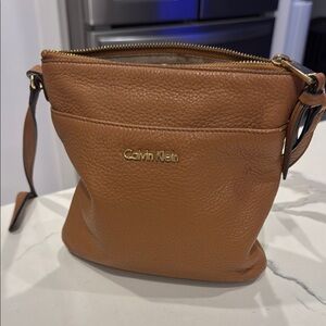 Calvin Klein Tan Leather Women's Bag